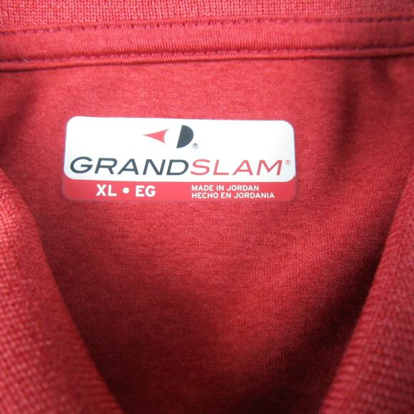 Grand Slam Polo Shirt Mens XL Lot of 3 Gray Red Green Short Sleeve crewneck - Picture 10 of 16